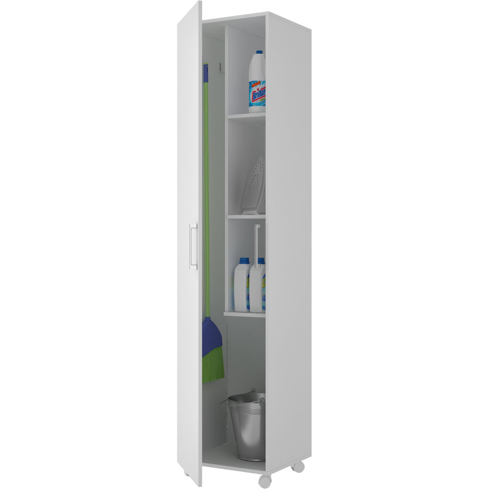 Armario Para Area De Servico Bs 03a Com 1 Porta E 2 Prateleiras Brv Moveis Lojascertel
