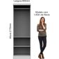 Roupeiro-2-portas-Infinity-3820A-Castro-Macadamia-Modelo
