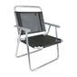 Cadeira-de-praia-em-Aluminio-Oversize-140kg-Preta